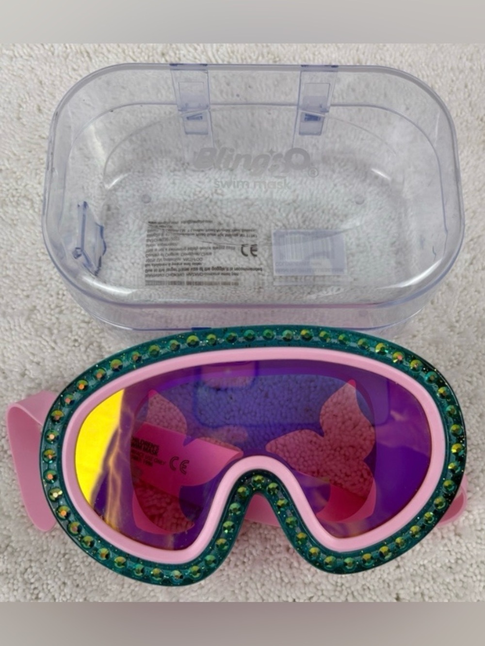 Bling2o Swim Mask for Children 6 Years and Older-Color: Jewel Pink